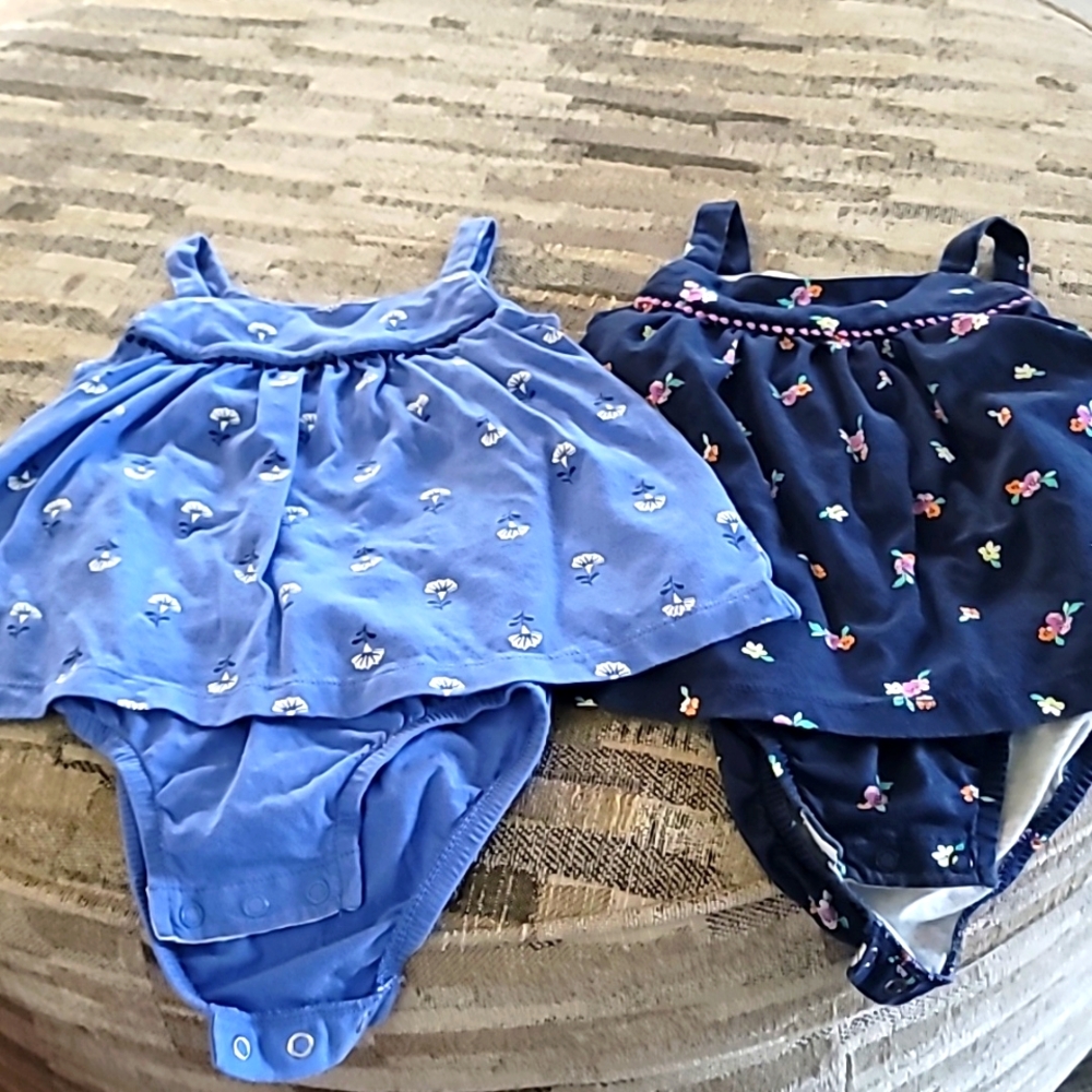 2 CARTER'S ROMPERS